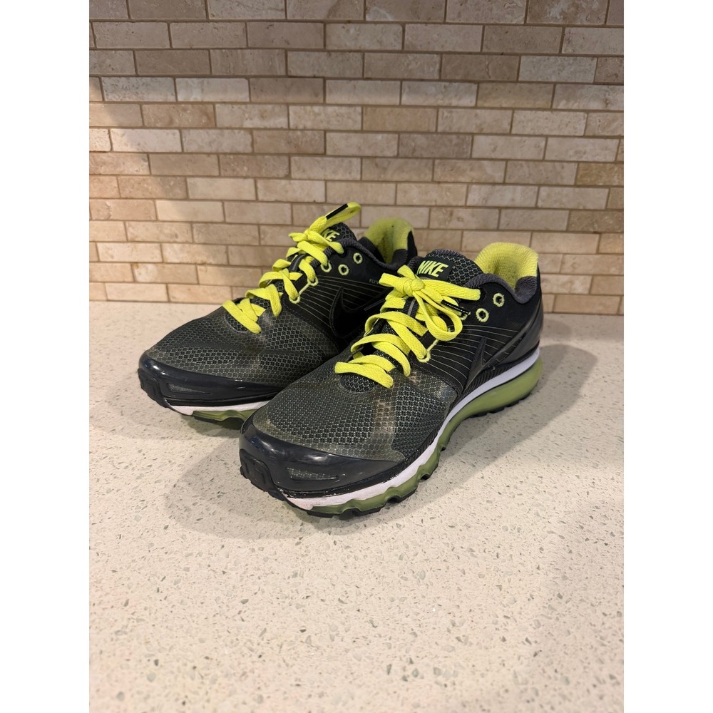 Nike Air Max 2010 Men's Running Shoes Gray Green Size 11